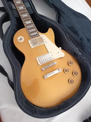 Guitarra eléctrica Epiphone Les Paul Std. Gold top