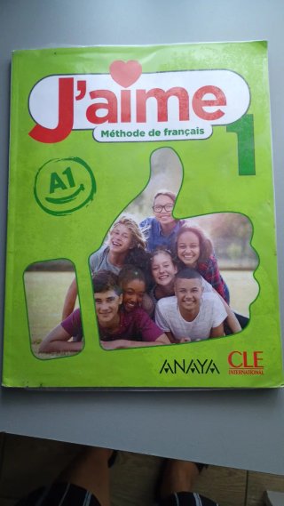 Libro de francés de primeros de la eso