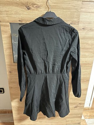 Vestido camisero negro talla 40