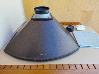Campana extractora rústica
