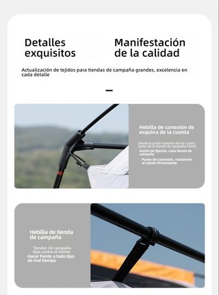 Tienda de campaña 4-6 personas