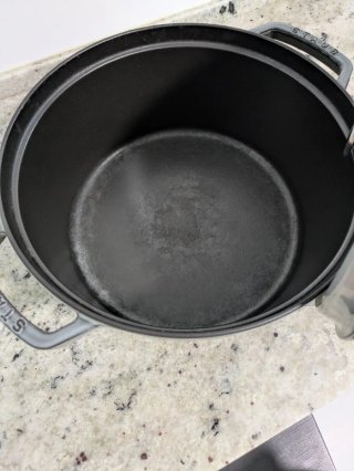 Olla Staub Hierro Fundido 28cm Gris