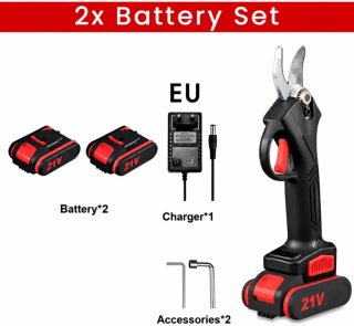 Tijeras Eléctricas Podar 21V + 2 Baterías