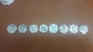 Monedas de plata antiguas