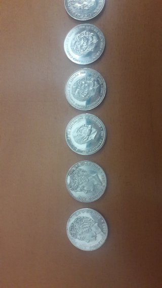 Monedas de plata antiguas