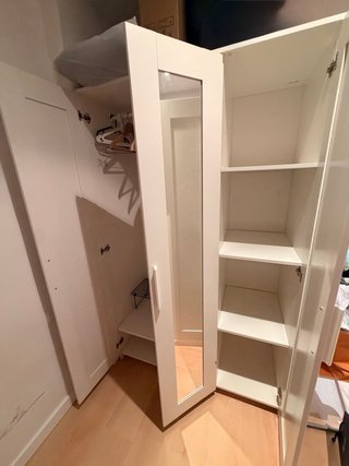 Armario BRIMNES IKEA 3 puertas blanco