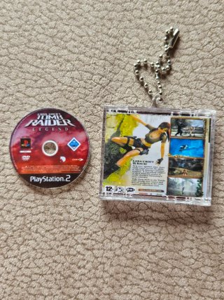 Tomb Raider Legend PS2 gadget keychain portachiavi