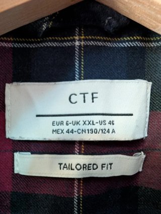 Camisa de franela a cuadros