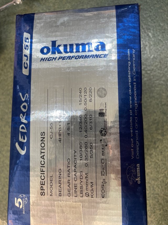 Carrete Okuma Cedros CJ-55.