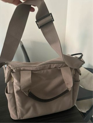 Borsa a due scomparti per passeggino Inglesina Dual Bag Beige
