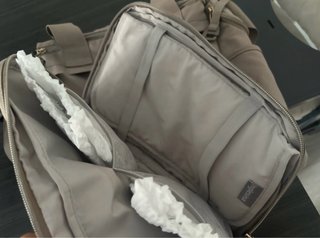 Borsa a due scomparti per passeggino Inglesina Dual Bag Beige