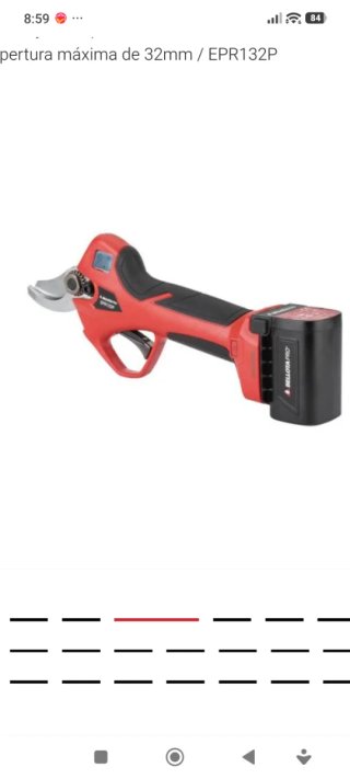 Tijeras Eléctricas Bellota Profesional 132 p con t