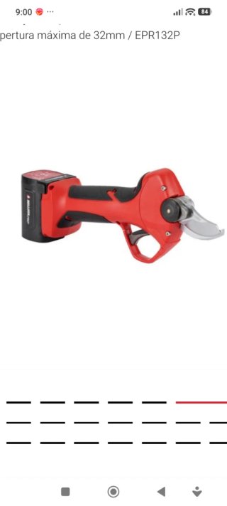 Tijeras Eléctricas Bellota Profesional 132 p con t