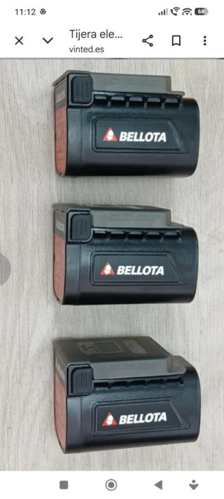 Tijeras Eléctricas Bellota Profesional 132 p con t