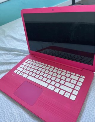 Ordenador HP Rosa con Cargador Original