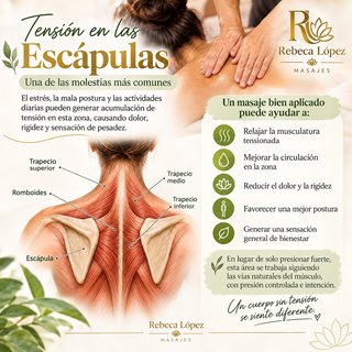 En Rebeca López masajista