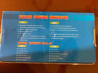Inversor de Corriente 2000W DC a AC