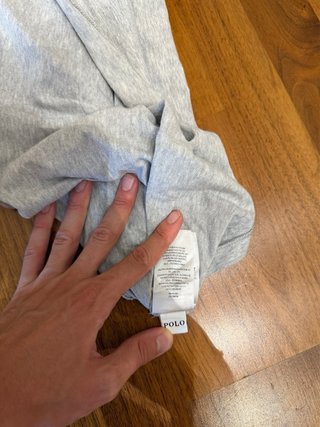 Polo Ralph Lauren Camiseta Gris Logo Talla L