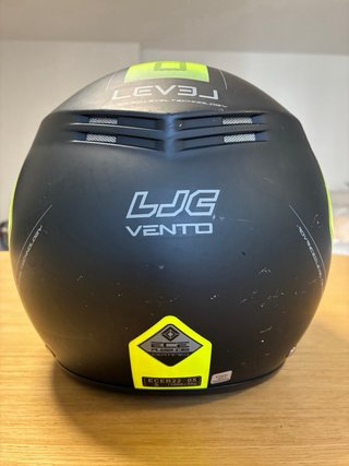 Casco Jet Level LJC Vento Fluor Mate Talla S