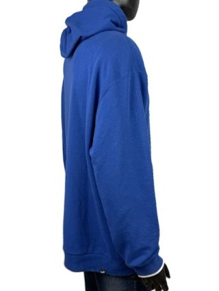 Puma Felpa Uomo XL Cotone Blu Cappuccio Maxi Logo