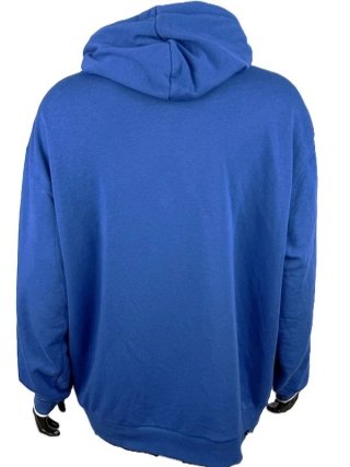 Puma Felpa Uomo XL Cotone Blu Cappuccio Maxi Logo