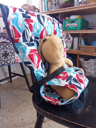 Trona infantil de tela