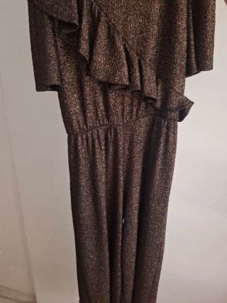 Traje de gala ZARA marrón/dorado Talla M