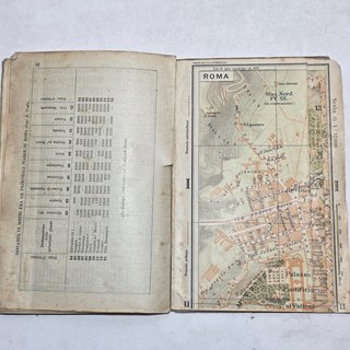 Pianta Di Roma Touring Club Italiano 1:12000 Epoca