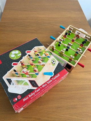 Mini calcio balilla in legno