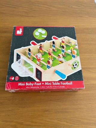 Mini calcio balilla in legno