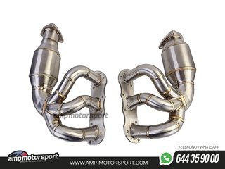 COLECTORES CON CATALIZADOR PARA PORSCHE CARRERA 991 12-16