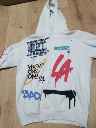 Sudadera Blanca BAD LA Worldwide