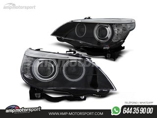 FAROS DELANTEROS OJOS DE ANGEL CCFL PARA BMW SERIE 5 E60 / E61 / BERLINA / TOURING
