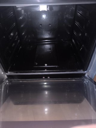 Forno a gas butano con 3 bruciatori e coperchio in vetro