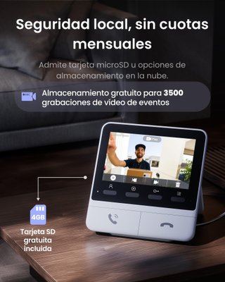 Videoportero SwitchBot WiFi 2K con Pantalla