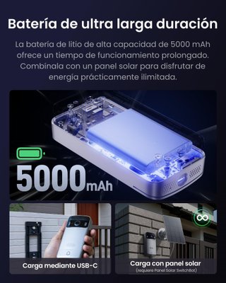 Videoportero SwitchBot WiFi 2K con Pantalla
