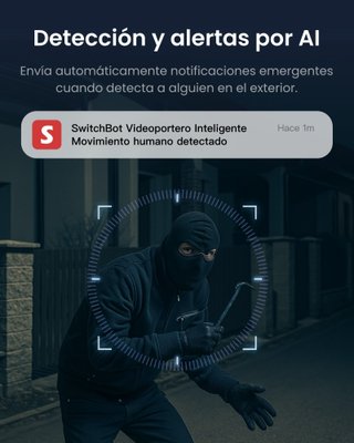 Videoportero SwitchBot WiFi 2K con Pantalla