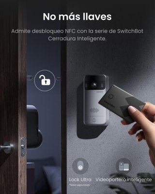 Videoportero SwitchBot WiFi 2K con Pantalla