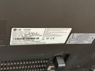 Televisión LG 42 LCD Full HD 1080p