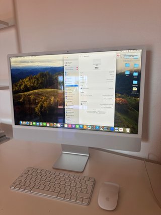 iMac 24” M1 8 núcleos CPU/GPU 8GB RAM