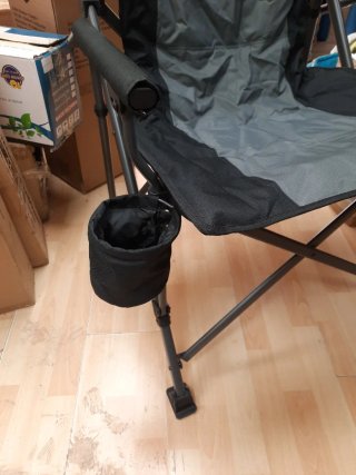 Silla Camping Ever Advanced Negra/Gris