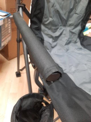 Silla Camping Ever Advanced Negra/Gris