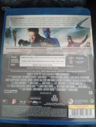 X-Men Días del Futuro Pasado Blu-ray 3D