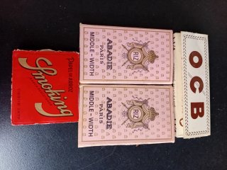 Lote 4 libritos papel fumar vintage