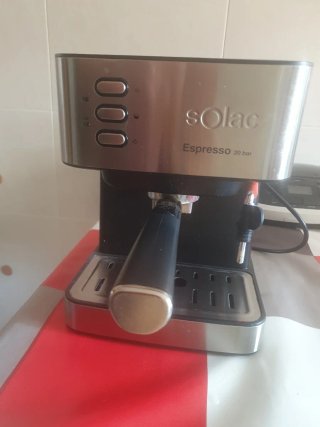Cafetera Solac Espresso 20 Bares prácticamente nue