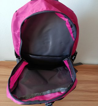 Mochila Rosa 40L Impermeable, senderismo, nueva