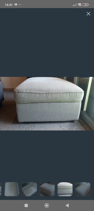 Reposapiés con almacenamiento ikea OFERTA