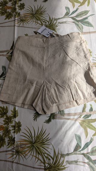 Falda pantalón Stradivarius beige Talla 34