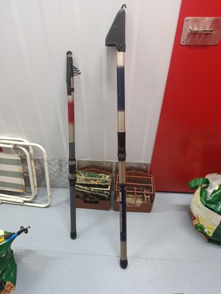 Lote de cañas de pesca
