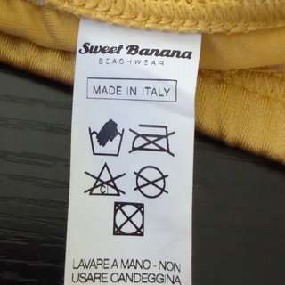Braguita Tanga SweetBanana Talla M Dorada
